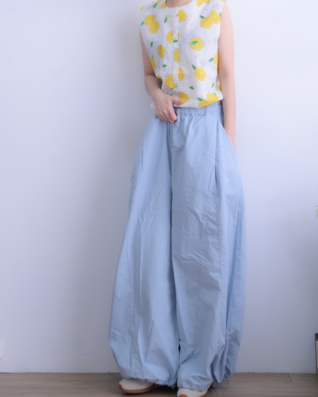 韓 檸檬無袖上衣 size