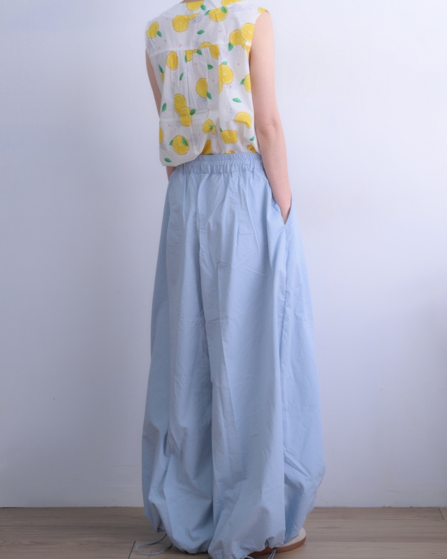 韓 檸檬無袖上衣 size