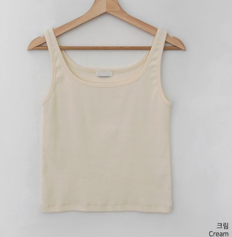 韓 U領背心 6色 size