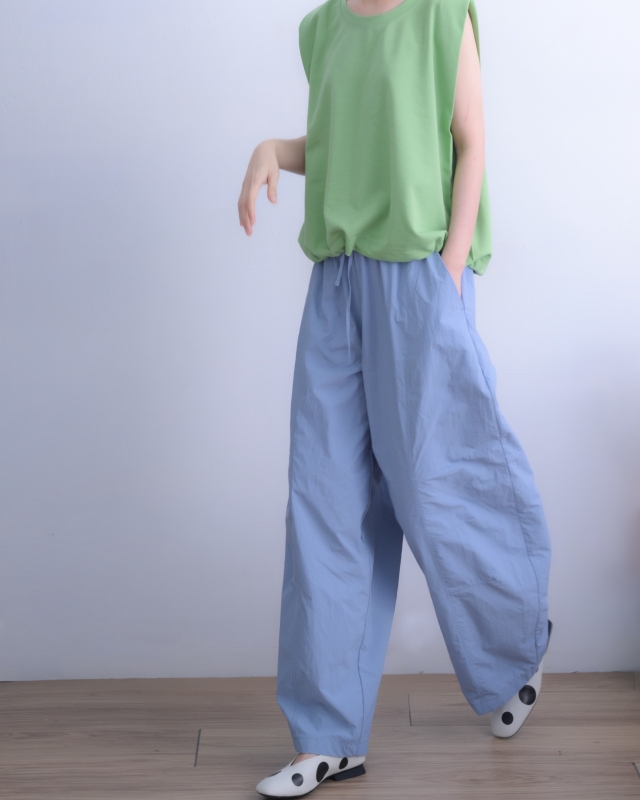 韓 圓領無袖上衣 3色 size
