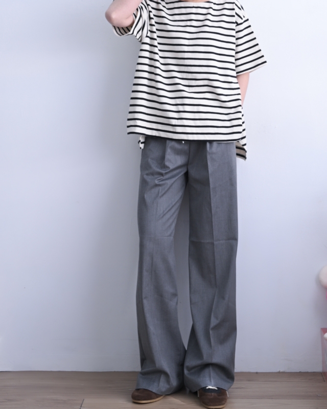 韓 低調細條文長褲 2色