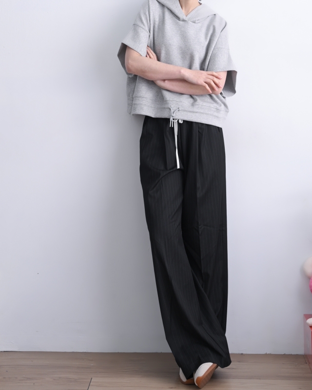 韓 低調細條文長褲 2色