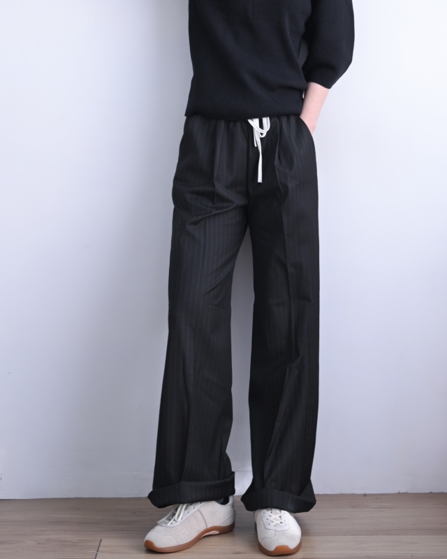 韓 低調細條文長褲 2色