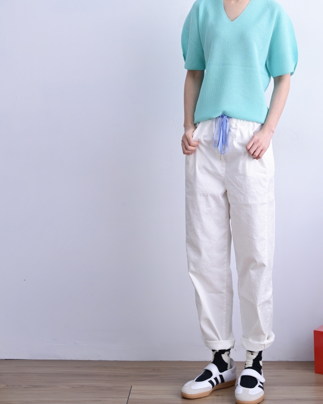 韓 配色綁帶休閒褲 3色