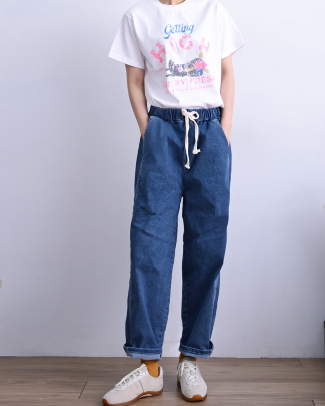 韓 側雙車線休閒褲 size