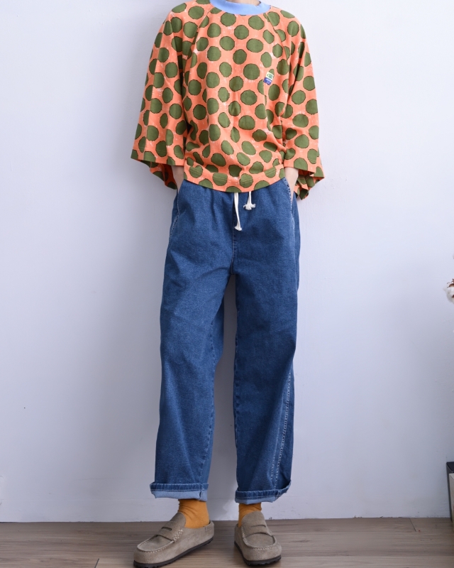 韓 側雙車線休閒褲 size