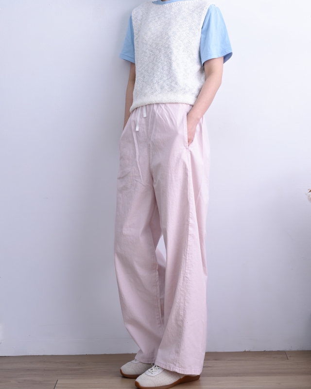 韓 輕薄直筒褲 3色