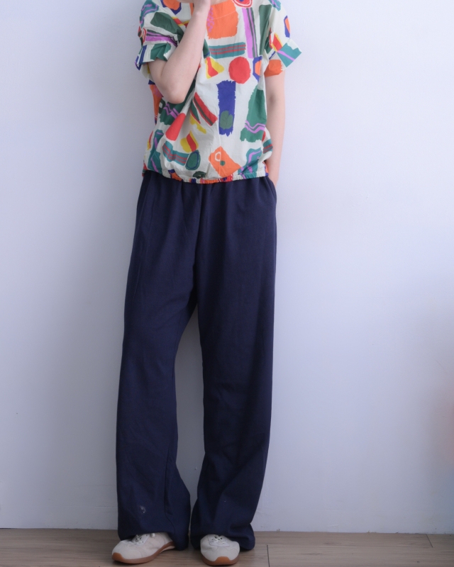 韓 內配色長褲 3色 size