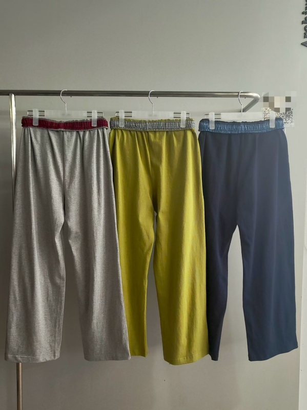 韓 內配色長褲 3色 size