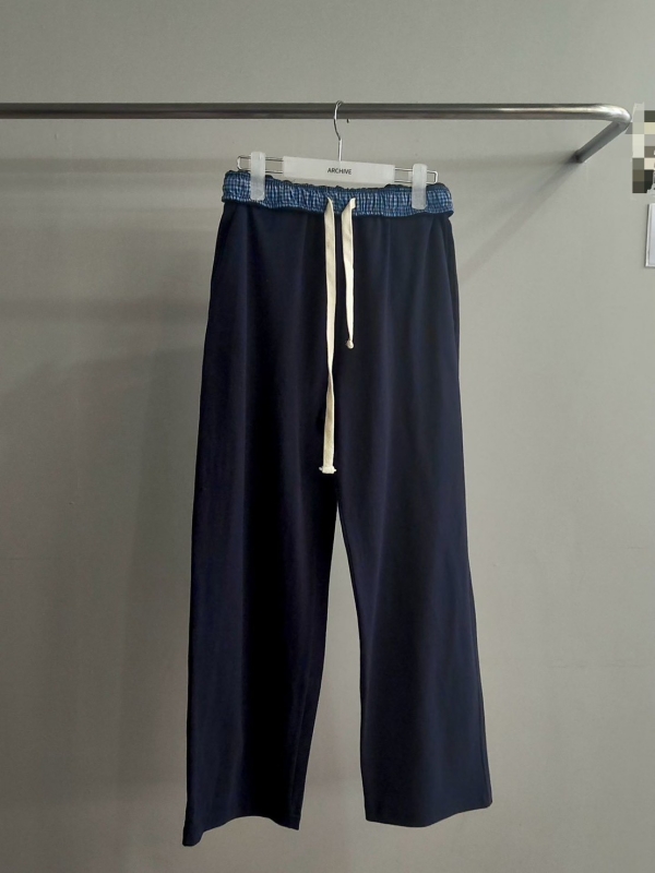 韓 內配色長褲 3色 size