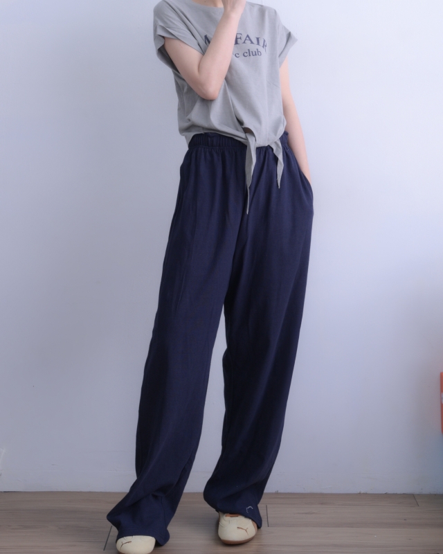 韓 內配色長褲 3色 size