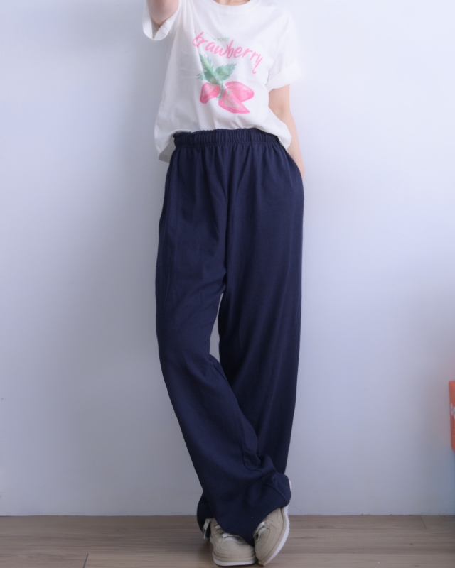 韓 內配色長褲 3色 size