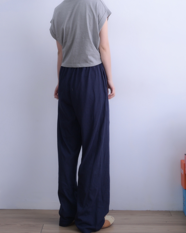 韓 內配色長褲 3色 size