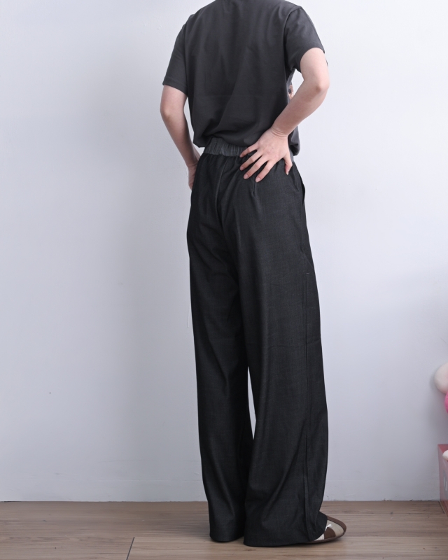 韓 配色腰綁帶褲 2色 size