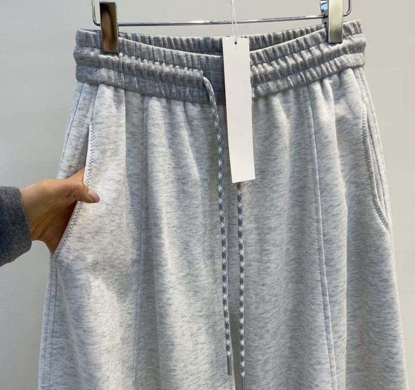 韓 雙綁帶寬褲 4色