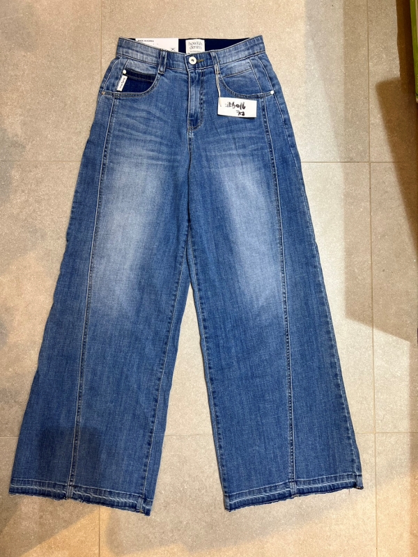 韓 斜前車線牛仔褲