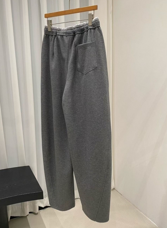 韓 低調雙層腰寬褲 4色