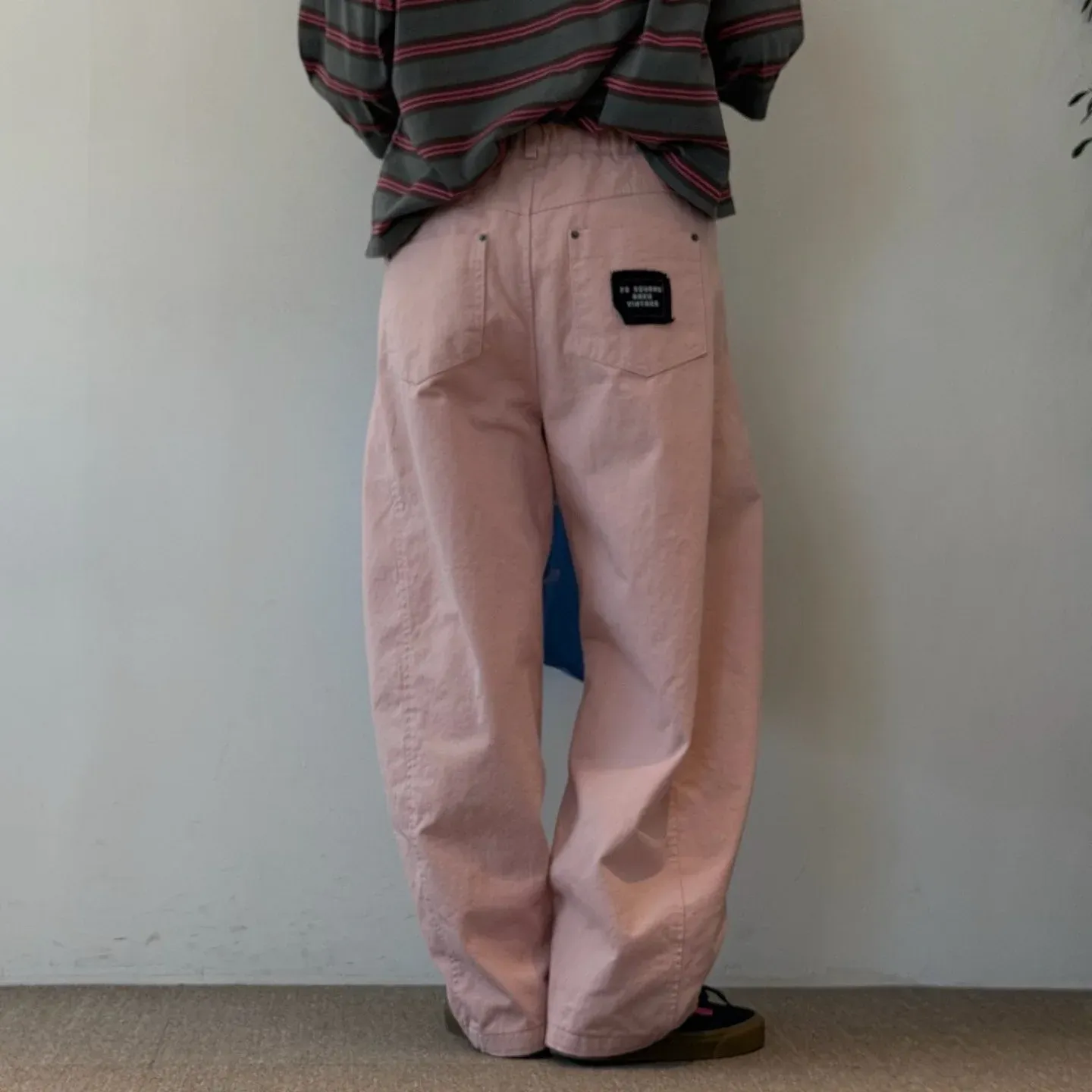 韓 抽繩綁帶休閒褲 4色