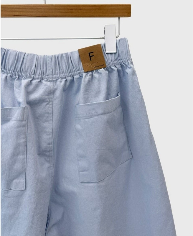 韓 雙口袋寬褲 6色 size