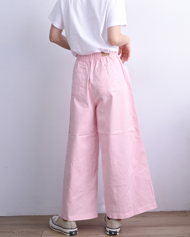 韓 雙口袋寬褲 6色 size