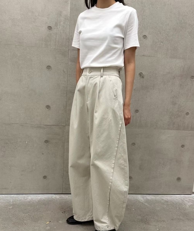 韓 有釦下抽繩休閒褲 3色