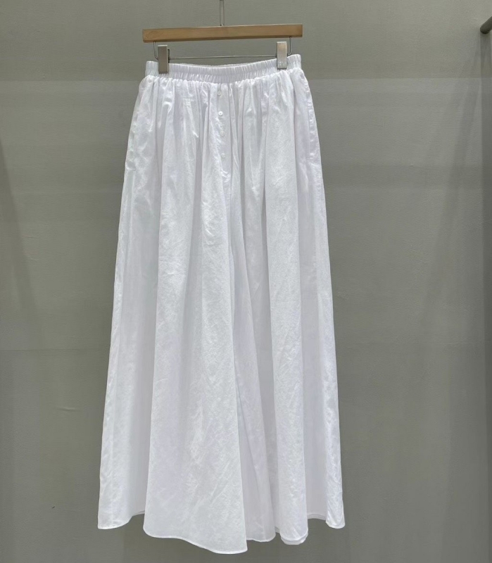 韓 四釦舒服寬褲裙 2色 size