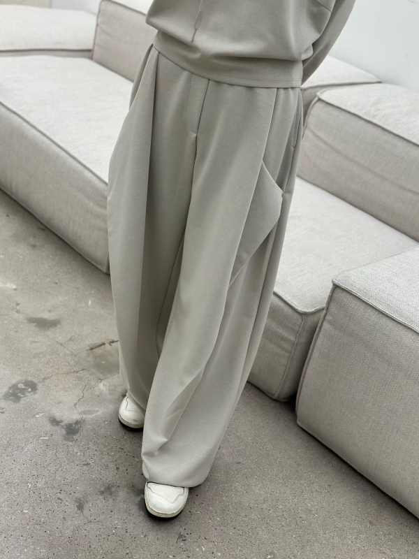 韓 造型素色寬褲 4色