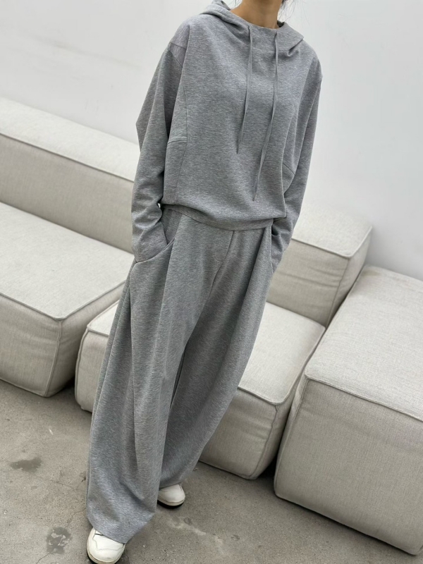 韓 造型素色寬褲 4色