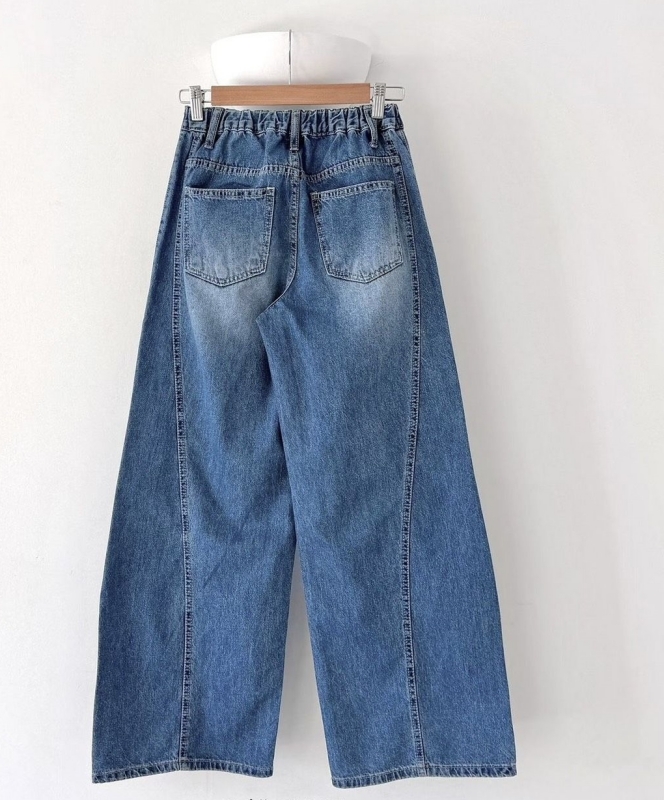 韓 車線彎彎牛仔褲