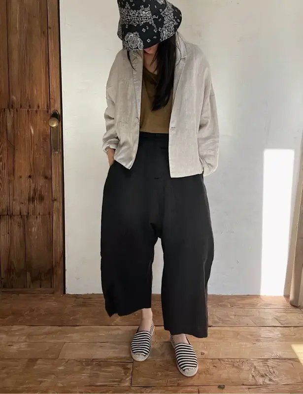 韓 低檔小寬褲 3色