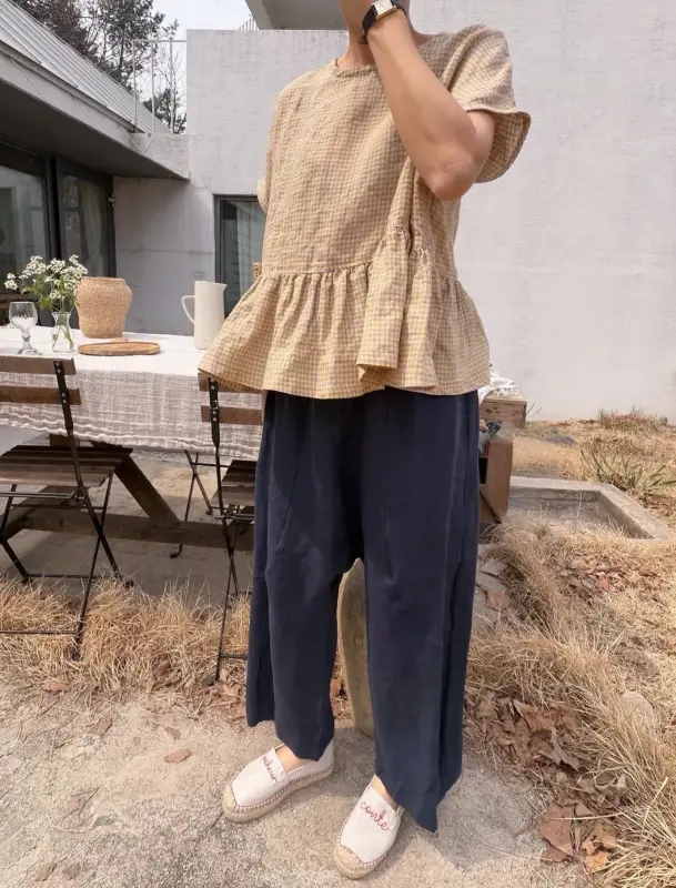 韓 低檔小寬褲 3色