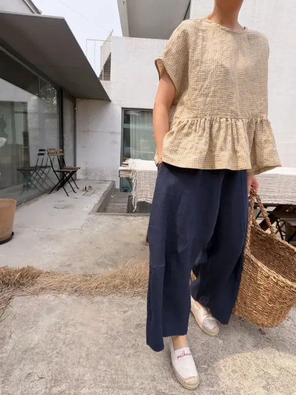 韓 低檔小寬褲 3色