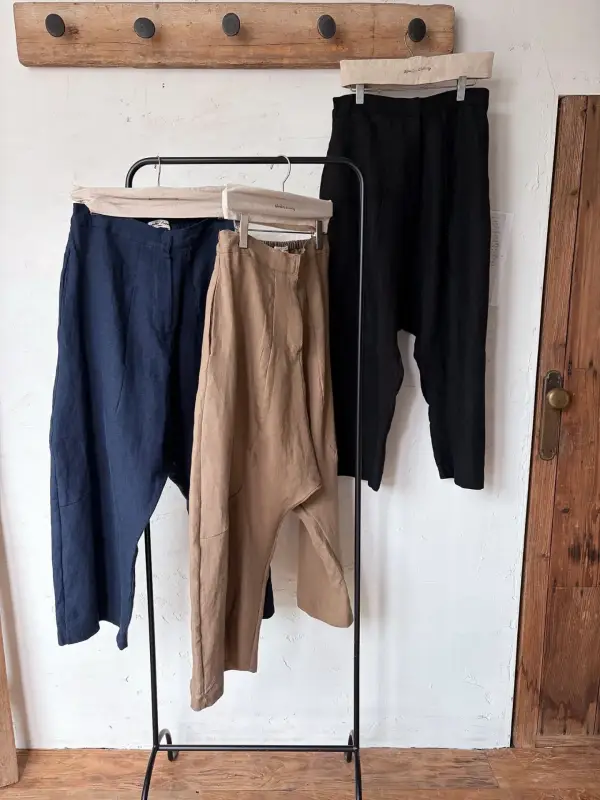 韓 低檔小寬褲 3色