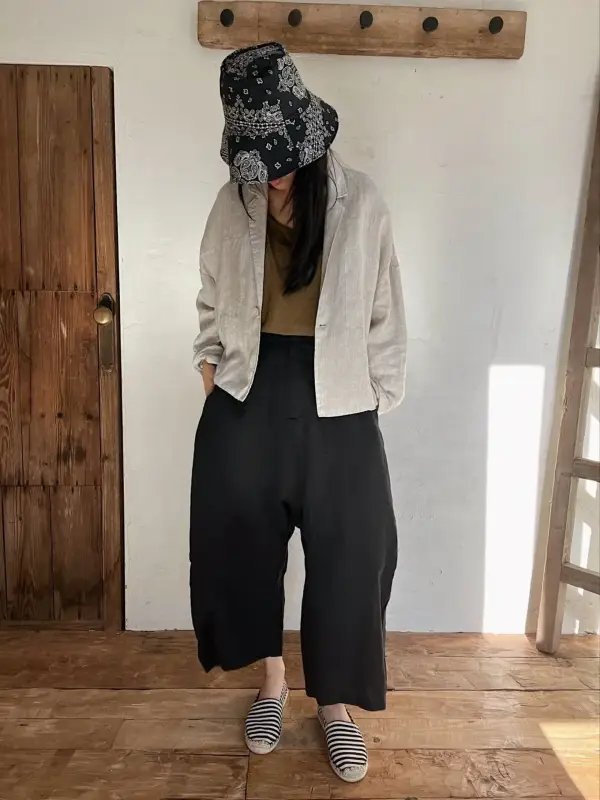 韓 低檔小寬褲 3色