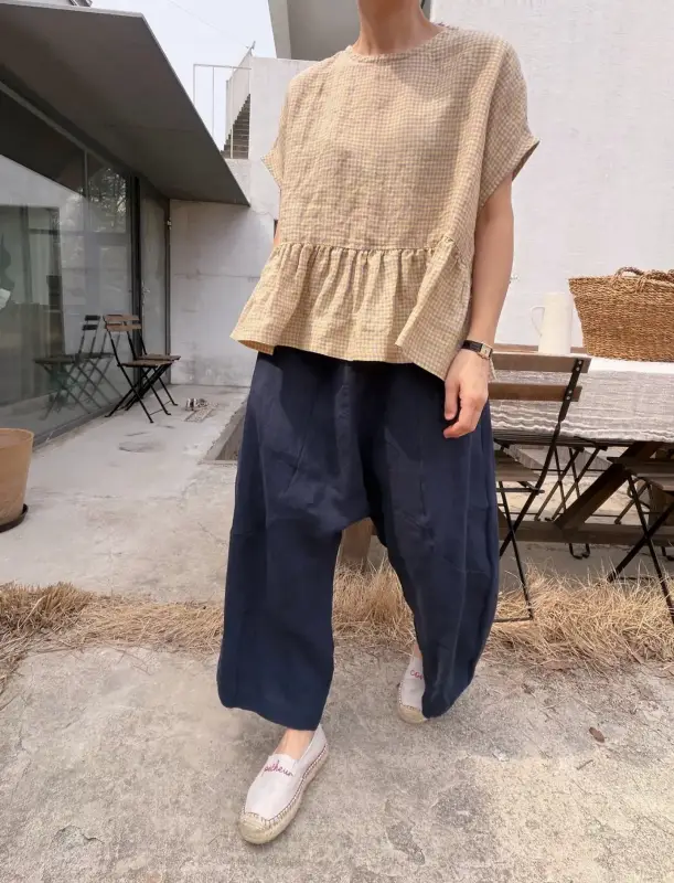 韓 低檔小寬褲 3色