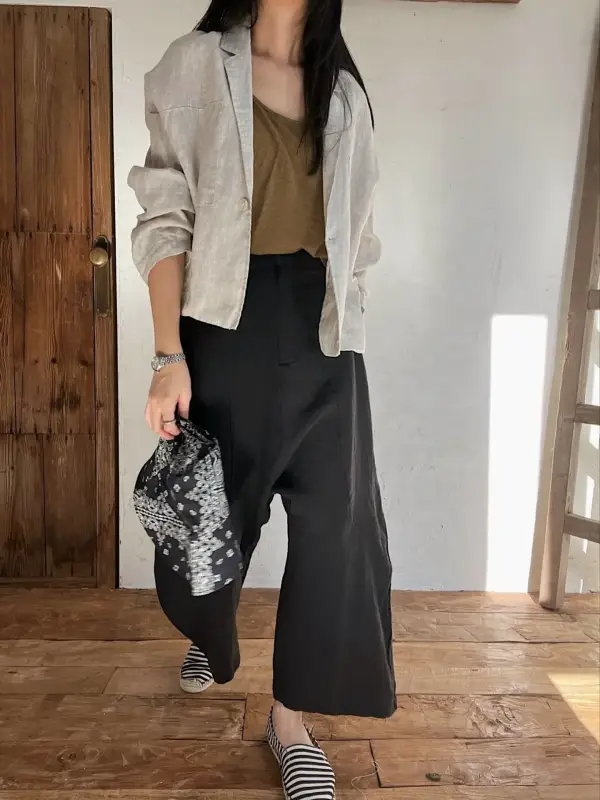 韓 低檔小寬褲 3色