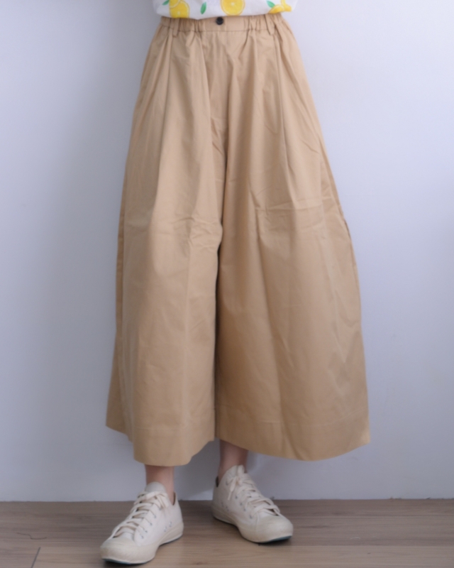 韓 後腰鬆緊寬褲裙 3色 size