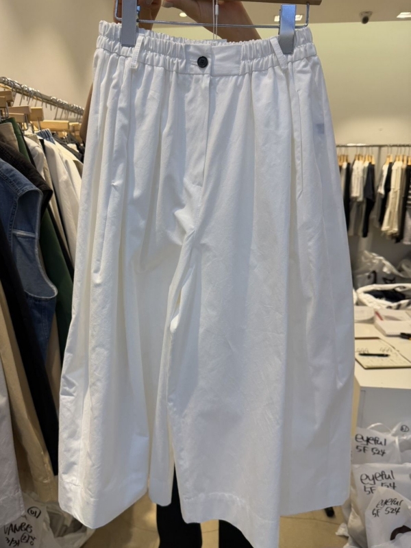 韓 後腰鬆緊寬褲裙 3色 size