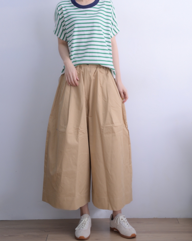 韓 後腰鬆緊寬褲裙 3色 size