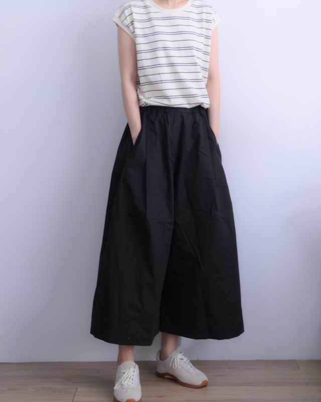 韓 後腰鬆緊寬褲裙 3色 size