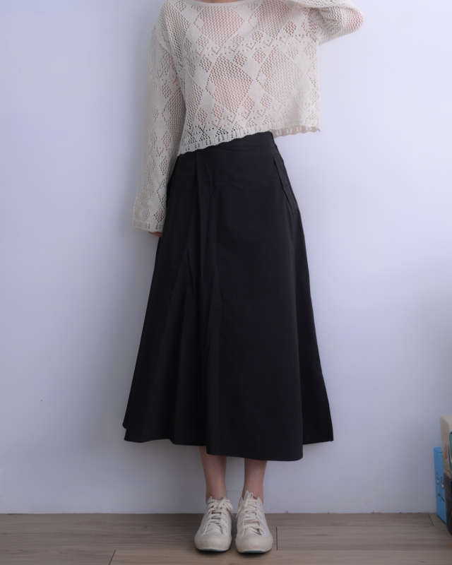 韓 斜片寬褲裙 3色 size