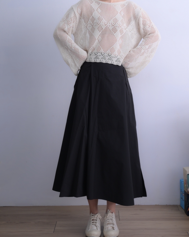 韓 斜片寬褲裙 3色 size