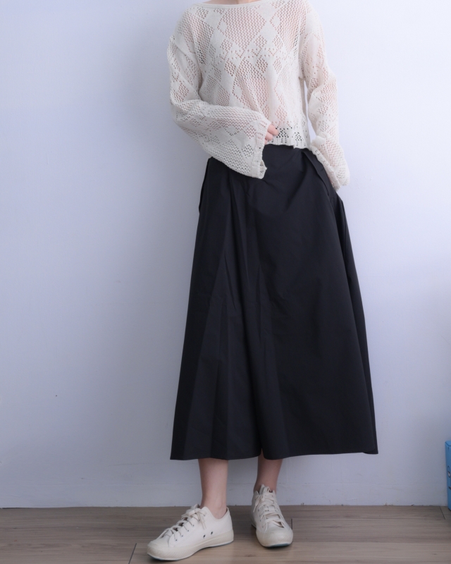 韓 斜片寬褲裙 3色 size