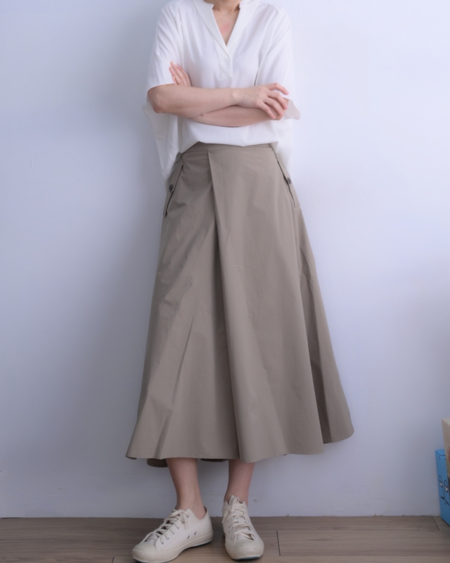 韓 斜片寬褲裙 3色 size