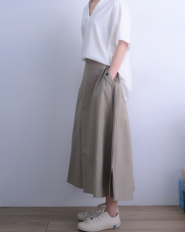 韓 斜片寬褲裙 3色 size