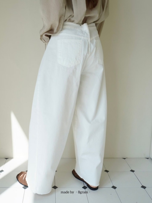 韓 L口袋寬褲 3色 size