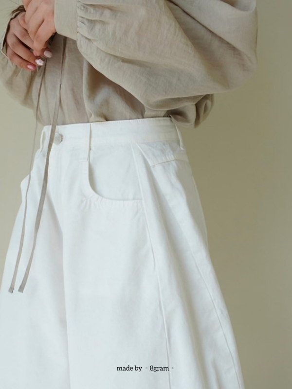 韓 L口袋寬褲 3色 size