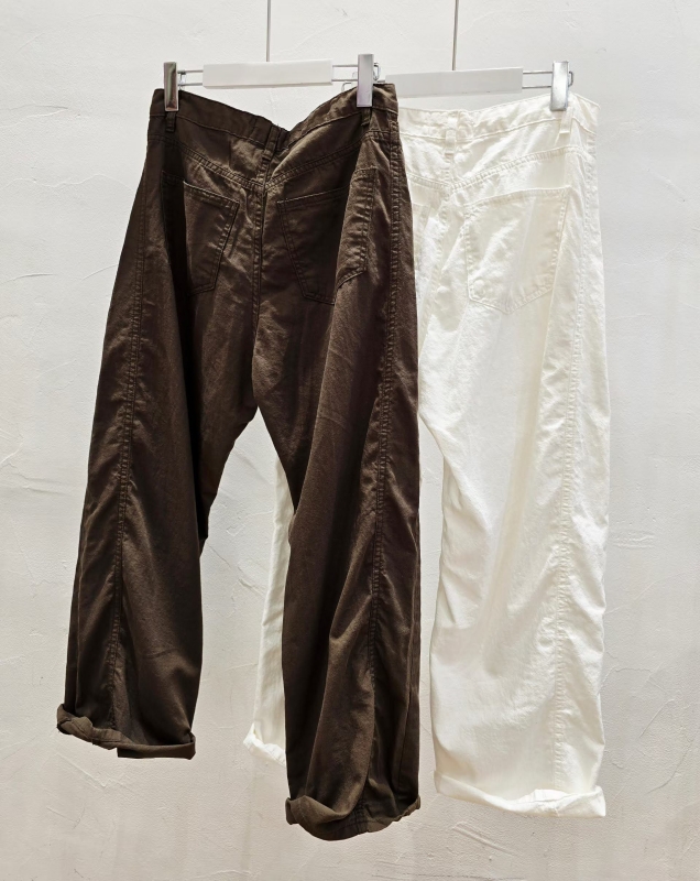 韓 素色小寬褲 2色