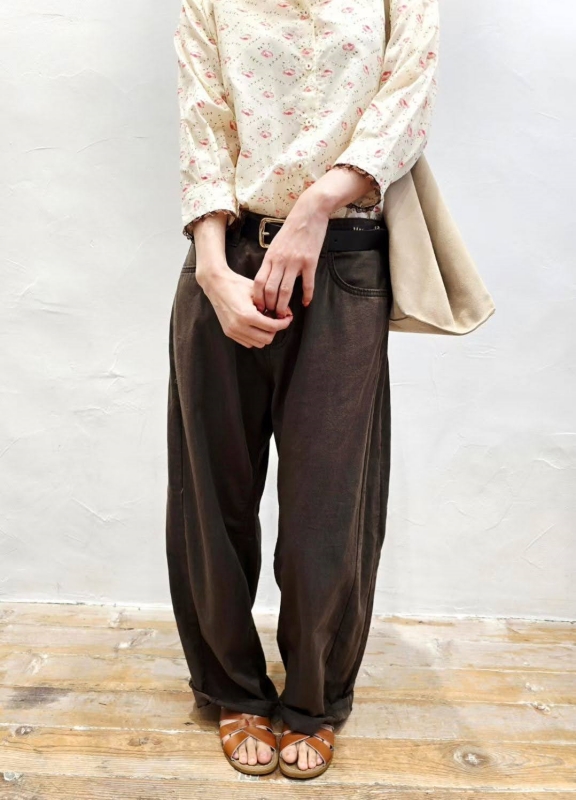 韓 素色小寬褲 2色