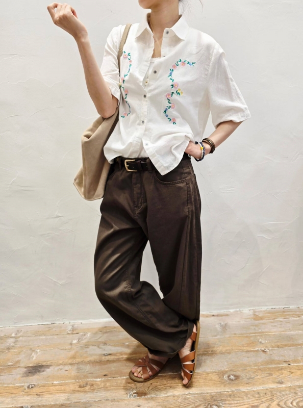 韓 素色小寬褲 2色